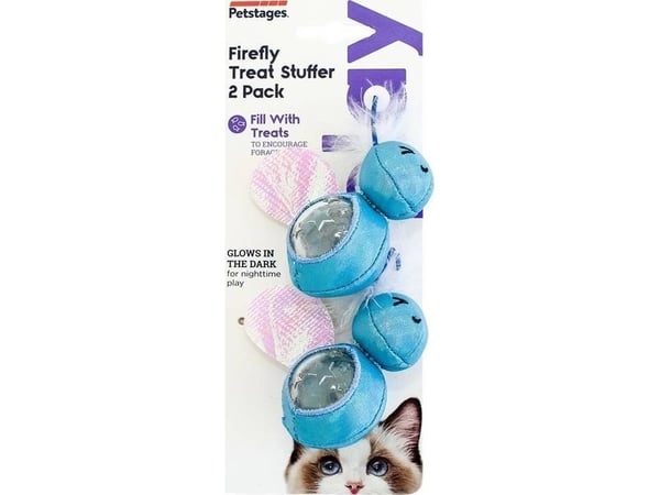 Petstages Firefly Treat Stuffer glow-in-the-dark katteleketøy