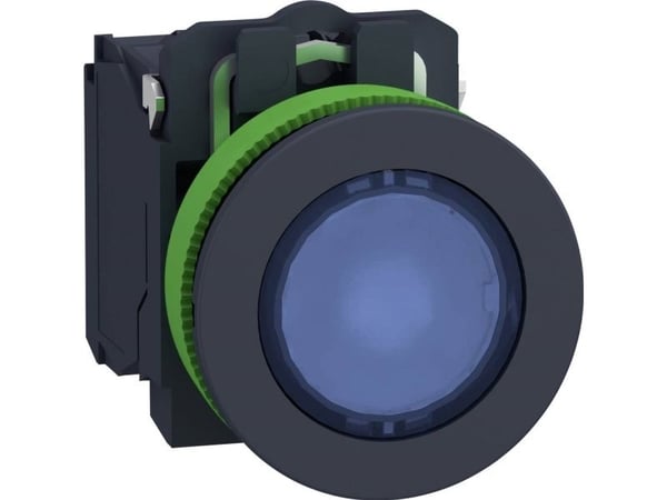 Schneider Electric XB5F, Nappi, IP66, IK03, Luokan II, 36,6 mm, 55 mm