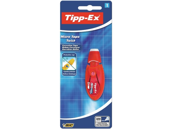 TIPP-EX Micro Tape Twist, Blå, 8 m, 5,5 cm, 1 stykker