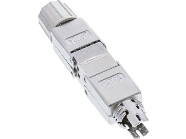 InLine kabelkontakt Cat.6A med LSA teknologi skjermet flat ( 69992E )