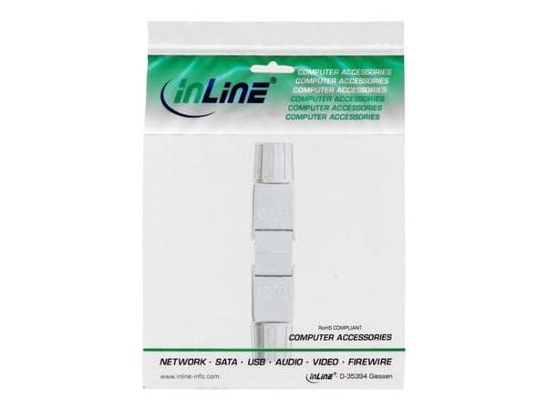 InLine kabelkontakt Cat.6A med LSA teknologi skjermet flat ( 69992E )