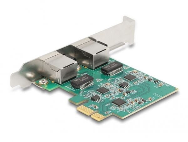 Delock - Nettverksadapter - PCIe 2.1 lav profil - 10M/100M/1G/2,5 Gigabit Ethernet x 1