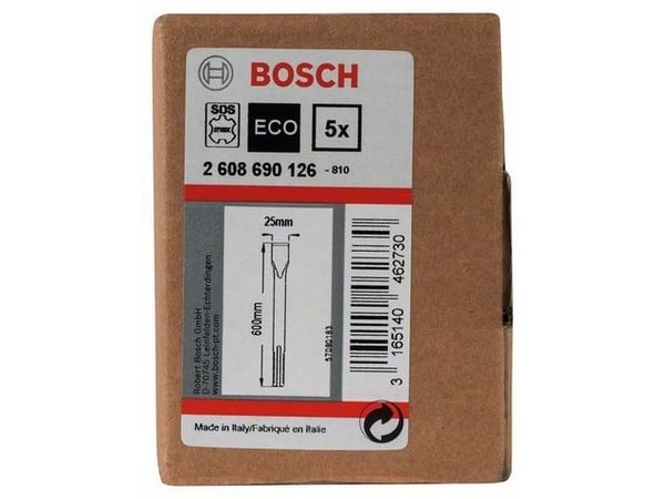 Bosch FLADMEJSEL SDS-MAX 25X600MM 5 kpl