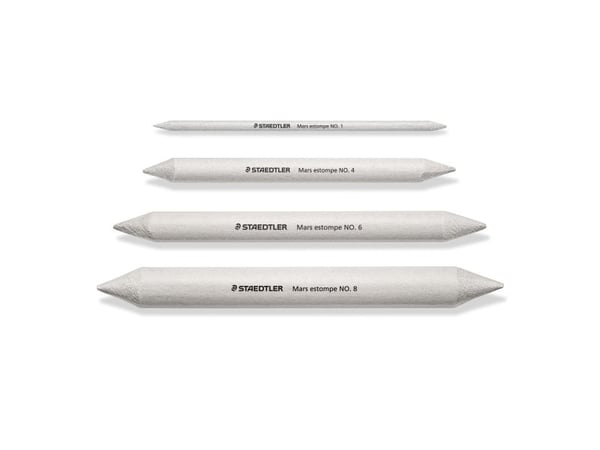 Staedtler 5426-S BK4, Valkoinen, Pyöreä, Paperilaatikko, 4 kpl
