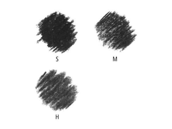 Staedtler Mars Lumograph charcoal, Svart, 4 stykker