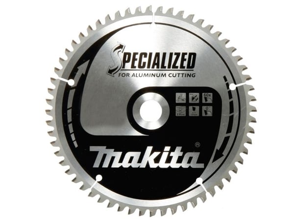 Makita Specialized - Sirkelformet sagblad - for plast, aluminium, blikk, ikke-jernholdig metall, laminat, kobber - 190 mm - 60 tenner