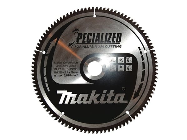 MAKITA SIRKULSAG 260x30x100z SPESIALISERT ALUMINIUM