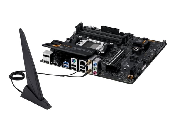 ASUS TUF GAMING A620M-PLUS WIFI - Moderkort - micro ATX - Socket AM5 - AMD A620 Chipuppsättning - USB 3.1 Gen 1, USB-C 3.2 Gen 1 - 2.5 Gigabit LAN,...