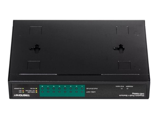 TRENDnet TPE TG82G - Switch - 8 x 10/100/1000 (PoE+) - stasjonær - PoE+ (61 W) - TAA-samsvar