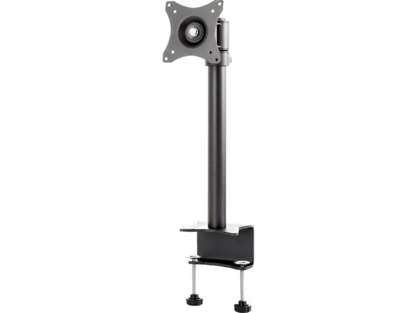 EDBAK SV01 - Monteringssett (skrivebordsmontering) - for LCD-skjerm - pulverbelagt metall - svart - skjermstørrelse: 19"-27" - skrivebordsmonterbar