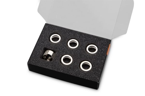 EK Water Blocks 3831109835937, Kompressionsbult, mässing, Nickel, 6 styck, Slovenien