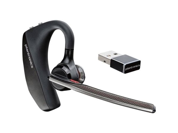 Poly Voyager 5200 UC - Hodesett - ørepropp - over-øret-montering - Bluetooth - trådløs - Certified for Microsoft Teams
