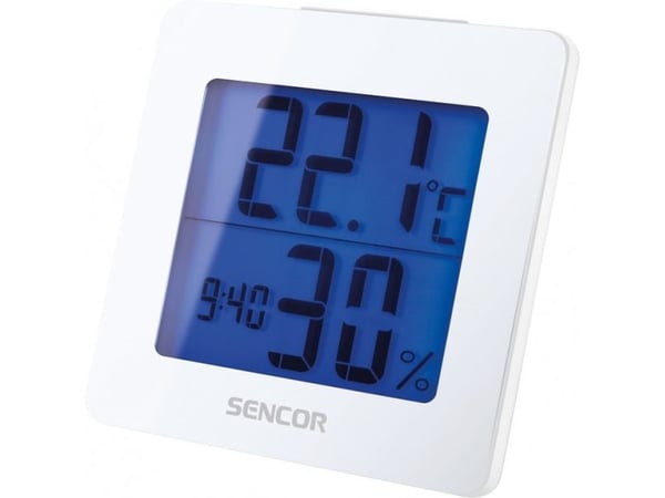 Sencor SWS 1500 W - Värmehygrometer - digital - vit