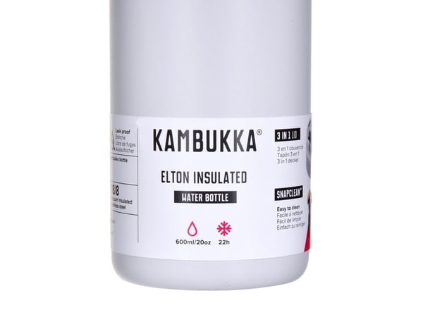 Kambukka Elton InsulatedChalk White - Termoflaske, 600 ml
