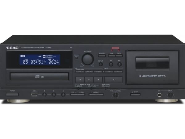 TEAC AD-850-SE/B, 5 kg, Svart, Personlig CD-spelare