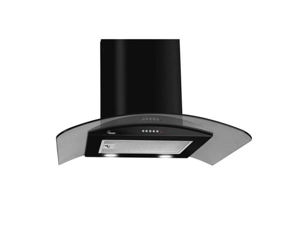 Akpo WK-4 Largo Eco, 450 m³/h, Suutin/Uudelleenkierrättävä, 51 dB, 61 dB, Seinäkiinnitys, Musta