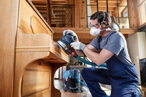 Bosch Expert for Wood and Paint C430 - Slipeark - for tre, løvtre, maling, finertre, ferniss, fyller - 10 deler - delta - grovkorn: 240 - 93 mm