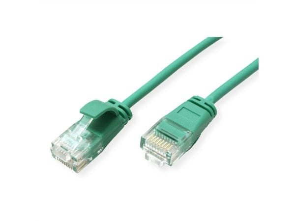 ROLINE GREEN 21.44.3937, 5 m, Cat6a, U/UTP (UTP), RJ-45, RJ-45, Grønn