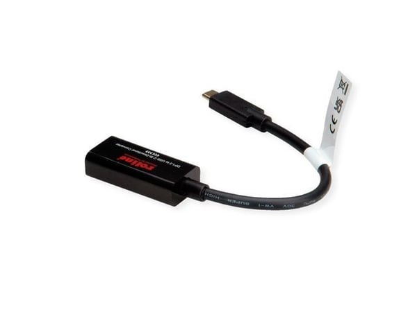 ROLINE 11.04.5957-10, 3.2 Gen 1 (3.1 Gen 1), USB Type-C, DisplayPort-lähtö, 3840 x 2160 pikseliä