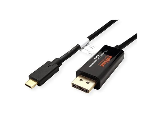 ROLINE 11.04.5958, 3.2 Gen 1 (3.1 Gen 1), USB Type-C, DisplayPort-utgång, 3840 x 2160 pixlar