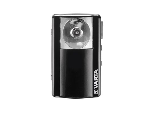 Varta Palm Light 3R12, Käsikokoinen taskulamppu, Musta, Metalli, 1 lamppua, 3.7 V, 15 lm