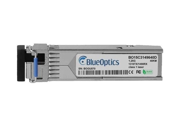 BlueOptics 02310KVV-BO, Fiber optisk, 1250 Mbit/s, SFP, LC, 40000 m, 1310 nm