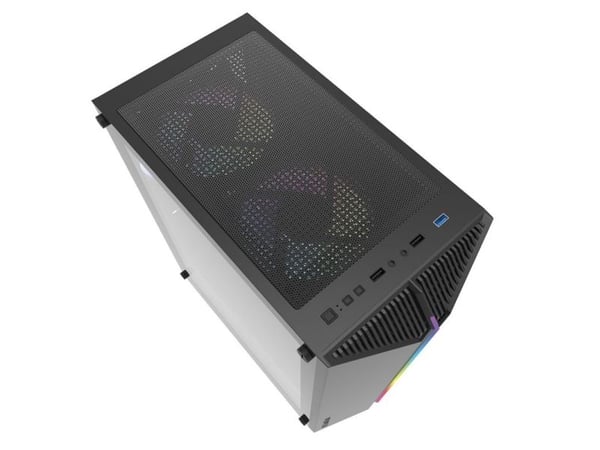 Darkflash DK151 LED datamaskindeksel + 3 vifter (svart)