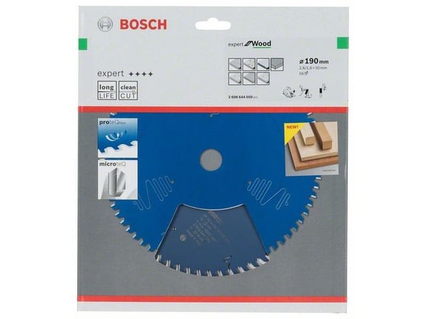 Bosch RUNDSAVKLINGE 190X30X2,6MM 56T EXP WOOD