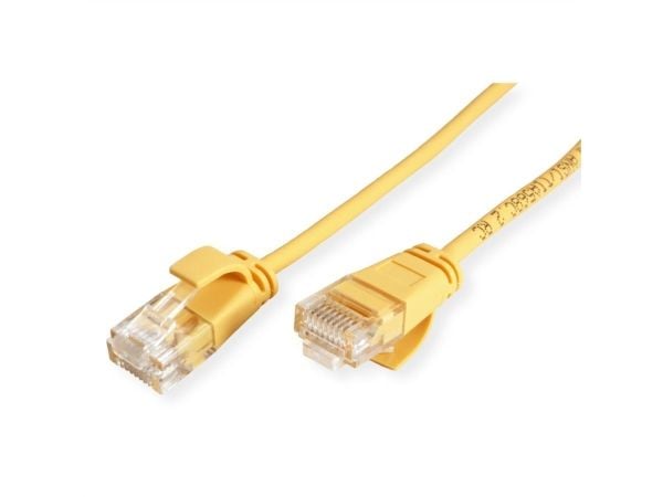 ROLINE GREEN 21.44.3926, 3 m, Cat6a, U/UTP (UTP), RJ-45, RJ-45, Gult