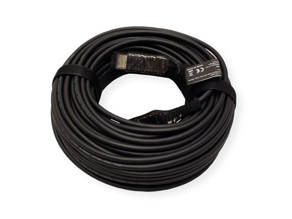 ROTRONIC-SECOMP Roline - Ultra High Speed - HDMI-kabel med Ethernet - HDMI hann til HDMI hann - 50m - Skjermet - Sort - støtter 8K 6