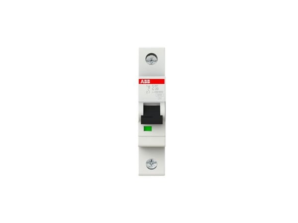 ABB S201-C20, Dvärgbrytare, Typ C, IP20, IP40