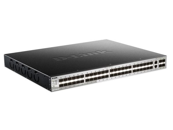 D-Link DGS 3130-54S - Switch - L3 Lite - Styrt - 48 x SFP + 2 x 10 Gigabit Ethernet + 4 x 10 Gigabit SFP+