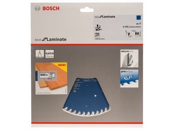 Bosch RUNDSAVKLINGE BEST LAM 216X2,5X30MM 60T