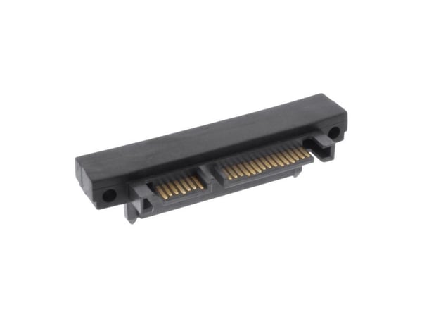 InLine SATA Adapter Stecker / Buchse - 22pol. (15+7) - abwärts gewinkelt ( 27700G )
