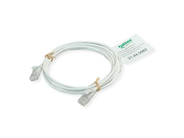 Roline green 21.44.3917 RJ45 nettverkskabel patchkabel CAT 6A U/UTP 5,00 m rød (klar) uskjermet halogenfri flammehemmende 1 stk