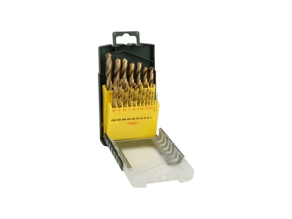 Bosch HSS-TiN - Borsett - for metall - 19 deler - 1-10 mm