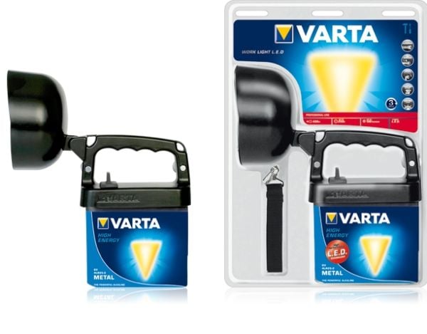 Varta 18660101421, Lommelykt, Sort, Blå, LED, 4 W, 190 lm, 430 m