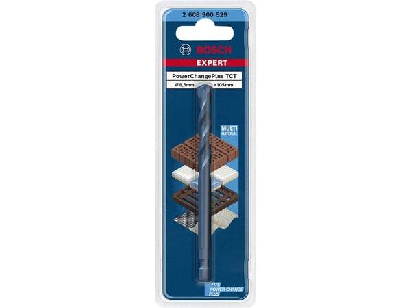 Bosch Expert Power Change Plus TCT - Bor - for multiformål - senterstykke - 8.5 mm - heksagonal - lengde: 105 mm