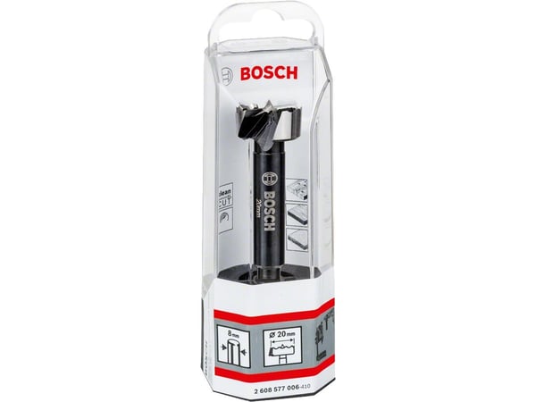 Bosch - Bor - for bløtt tre, løvtre, finertre, non-laminated chipboard - Forstner bit - 20 mm - lengde: 90 mm