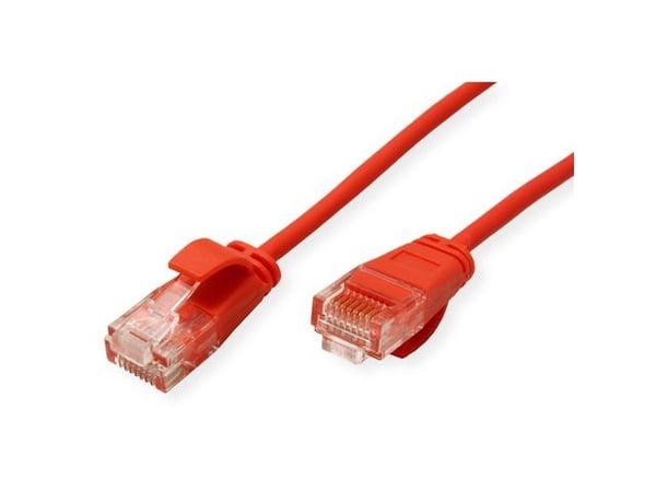 ROLINE GREEN 21.44.3915, 2 m, Cat6a, U/UTP (UTP), RJ-45, RJ-45, Rød