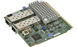 Supermicro AOC-MTGN-I2S - Nettverksadapter - 10Gb Ethernet / FCoE SFP+ x 2