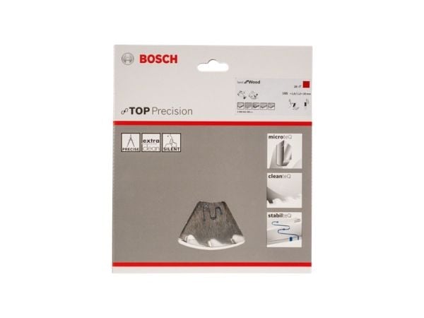 Bosch Best for Wood Top Precision - Sirkelformet sagblad - for tre - 165 mm - 20 tenner