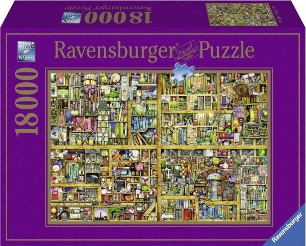 Ravensburger Colin Thompson Bookshelf, 18000 stykker, Fantasi, 14 år