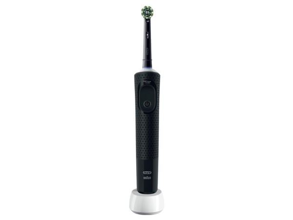 Oral-B Vitality Pro, Voksen, Roterende vibrerende Tannbørste, Daglig stell, Sensitiv / Myk, Super sensitive, Sort, 2 min, Batteri