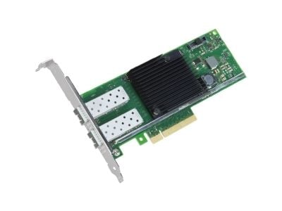 Intel X710-DA2, Intern, Kabel, PCI Express, Fiber, 40000 Mbit/s, Grön, Silver