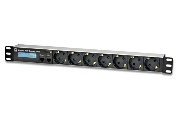 Güde 8311-1, Mitattu, 1U, Musta, LCD, 7 AC-pistorasia(a), Tyyppi F