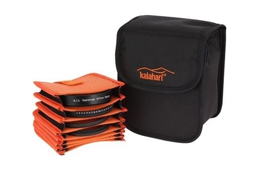 Kalahari SWAVE S-70, Kamerasuotimen pussi, Musta, Oranssi, Velcro, 120 mm, 90 mm, 135 mm