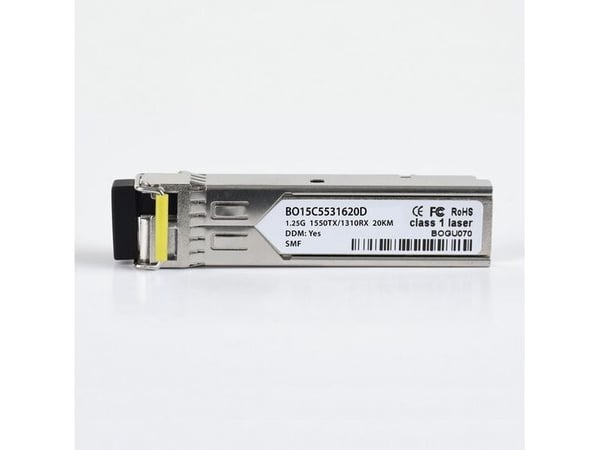 BlueOptics EX-SFP-GE10KT15R13-BO, Fiberoptik, SFP, LC, 20000 m, 1310 nm, 1000BASE