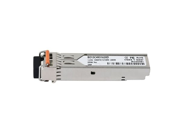 BlueOptics EX-SFP-GE10KT14R13-BO, Fiber optisk, SFP, 20000 m, 1490 nm, 1310 nm, 1000BASE