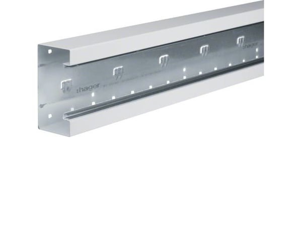 Hager BRS6513019016, Hvit, Stål, 2 m, 130 mm, 68 mm